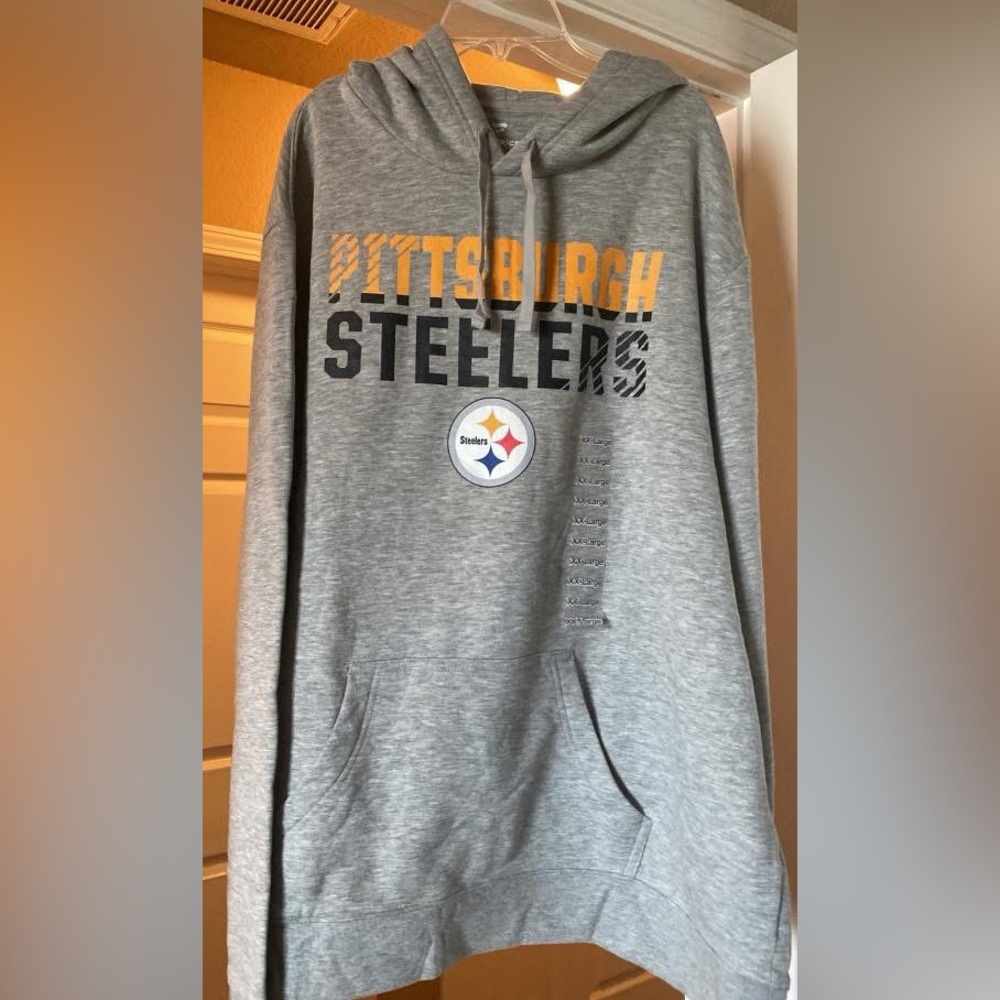 Fanatics Pittsburgh Steelers Gray Hoodie